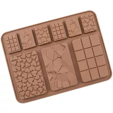 Molde Silicona Chocolate 9 Formas