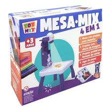 Mesa Projetora Infantil De Desenho Brinquedo Criativo 4 Em 1