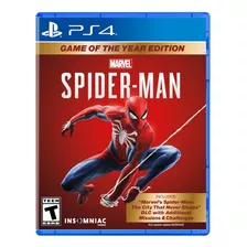 Jogo Marvels Spider-man Game Of The Year Edition Ps4 Fisico