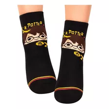 Meia Soquete Pansocks Sola Antiderrapante Harry Potter Puket