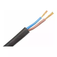 Cable Bajo Goma 2x1 Mm Negro - (precio X 10 Metros)