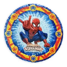 Plato De Cumpleaños Estampado X 8 Un - Spiderman