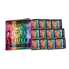 Álbum Rainbow High Com 50 Figurinhas São 10 Envelopes Panini