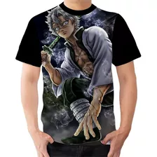 Camisa Camiseta Sanemi Shinazugawa Demon Slayer 4