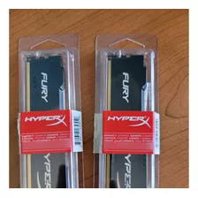 2 Memorias Ram Fury Ddr3 4gb X 2 (8gb) Hyperx Hx318c10fb/4