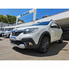 Renault Sandero Stepway Intens At 2020 Blanco Usado /nt