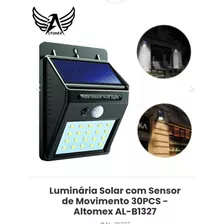 Luminária Solar Com Sensor De Movimento 30pcs Modelo 18 