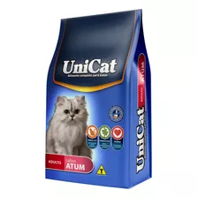 Alimento Ração Unicat Para Gato Adulto Sabor Atum Saco 10kg