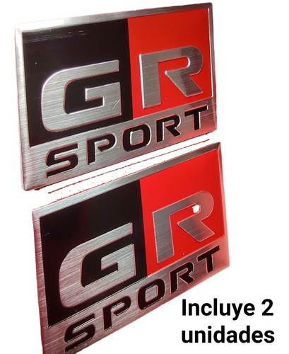 Emblemas Toyota Gr Sport Toyota Gazoo Racing X2 Unidades Foto 3