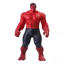 Boneco Hulk Vermelho 30 Cm Com Som Articulado