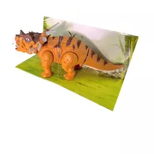 Dinossauro Luz Som E Movimento Boneco Triceratops Brinquedo