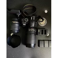 Câmera Nikon D3100 + Lente Nikon 70-300mm