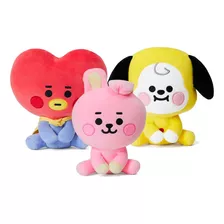 Set Peluches Bts Bt21 Figura K-pop Kawaii Grande 3 Unidades