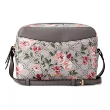 Bolsa Cross Body Nine West Ngg556770 Mujer Acabado De Los Herrajes Niquel Color Gris Multi Color De La Correa De Hombro Gris Diseño De La Tela Liso