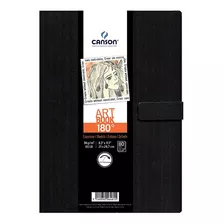 Libreta Canson Art Book 180° 96gr 21x29,7cm Color Negro