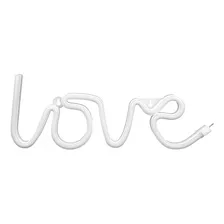 Lampara Decorativa Luz Led Love Multicolor Baterías-usb 