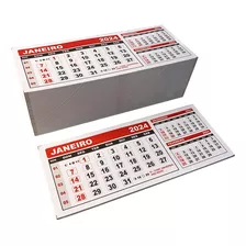 Calendário Refil De Mesa - Para Lembrancinhas Kit 200 Peças