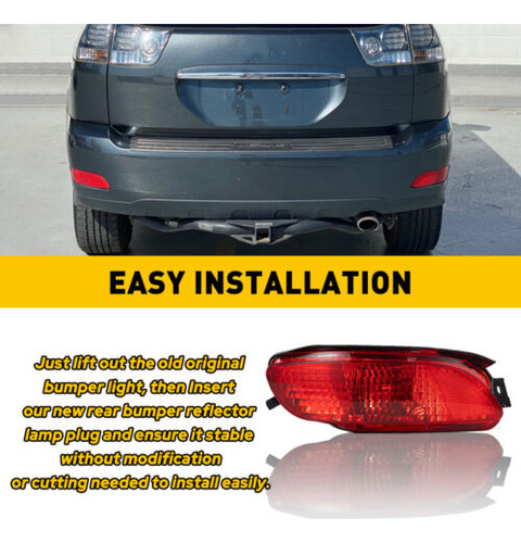 Rear Bumper Light Left Reflector Lamp For Lexus Rx300 Rx Ggg Foto 6