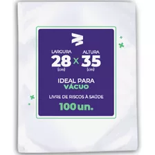 Sacos Plasticos Para Vácuo 28x35 100un