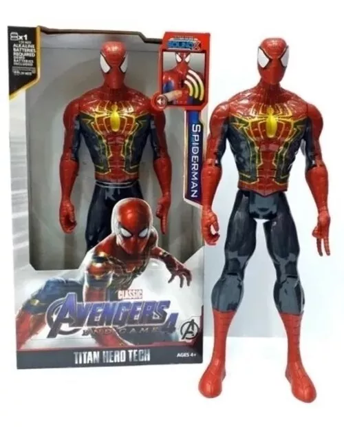Spiderman, Capitán América 30 Cm Sonido Luz, Hombre Araña