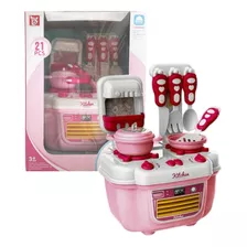 Juguete Juego Infantil Mi Primera Cocina 21pz C/accesorios