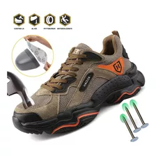 Tenis De Seguridad Industrial Zapato Transpirable Hombre