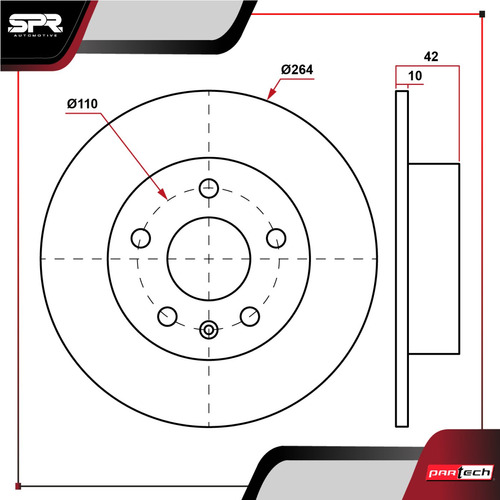 Disco Freno Trasero Chevrolet Astra L4 2.0l 2004-2008 Foto 2