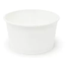 Vaso O Envase De Carton Para Helado 8 Oz Marca Inix Con 50