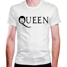 Camiseta Masculina Branca Queen Logo