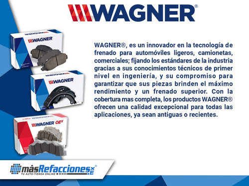 Jgo De Balatas Ceramicas Del Wagner Aveo5 L 4 1.6 06 Al 11 Foto 3