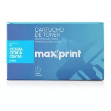 Cartucho De Toner Maxprint 304a 312a 305a Ciano Novo