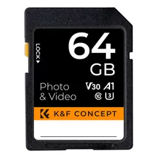 Tarjeta De Memoria K&f De 64 Gb Para Cámaras Digitales Y Dis