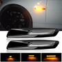 Fits 06-11 Bmw 3 Series E90 Amber Led Front Bumper Smoked Mb