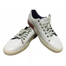 Zapatos Tenis Vélez Cuero Casuales 100% Originales Talla 38