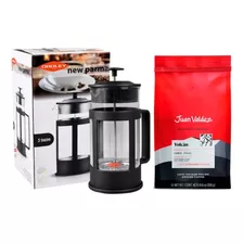 Pack Café Juan Valdez 250gr + Cafetera Prensa Francesa 350cc