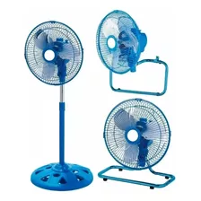 Ventilador Pie/pared/piso Kanji 3 En 1 65w 10 Pulgadas Metal