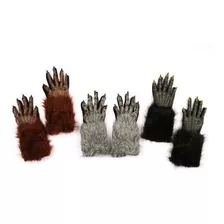 Hombre Lobo Manos Guantes De Adulto