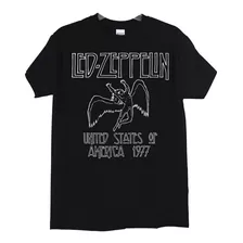 Polera Led Zeppelin United States Of A 1977 Rock Abominatron