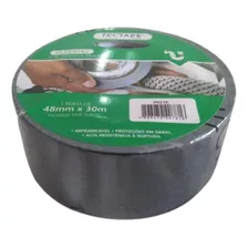 Fita Silver Tape Tectape Silvertec 717 - 48mm X 30m - Preta