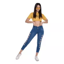 Jeans Elastizado Mujer Tipo Colombiano