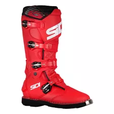 Bota Sidi X Power Vemelha Cross Motocross Trilha off road