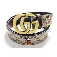 Hermosa Correa Cinturón Gucci M. Mouse Para Hombre Mujer 5g