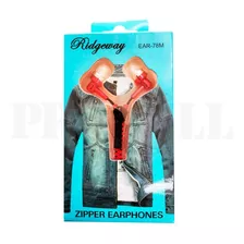 Audífonos Zipper Tipo Cierre Alámbricos Ear-78m