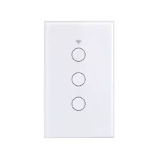 Interruptor/inteligente Triple Blanco O Negro Wifi/no Neutra