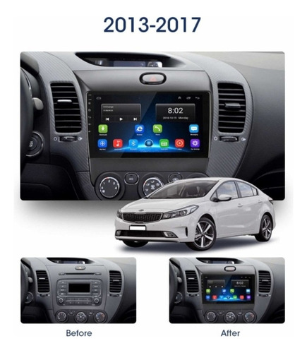 Radio Android 12 Kia Cerato Pro 4gx64g Carplay Android Auto Foto 3