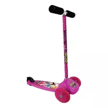 Patinete 3 Rodas Skatenet Menina Rosa Até 50 Kg Ppt-02r Pop Fashion Girls