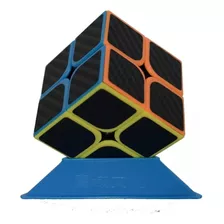 Cubo 2x2 Stickerless 2x2x2 Profesional Fibra Carbono +regalo