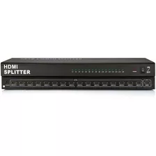 Splitter Hdmi 1 Entrada × 16 Saídas 1080p Full Hd 3d 4kx2k