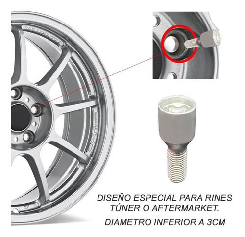 Birlos De Seguridad Microlock Para Rines Aftermarket Foto 10