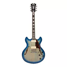 D Angelico Guitars Premier Dc Boardwalk P90s Blue Burst